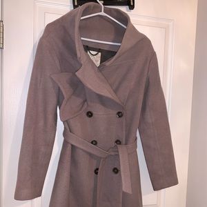 Coat wool/silk handmade in Montreal